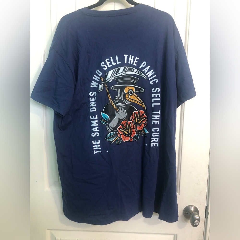 Plaque doctor blue t shirt size 2XL